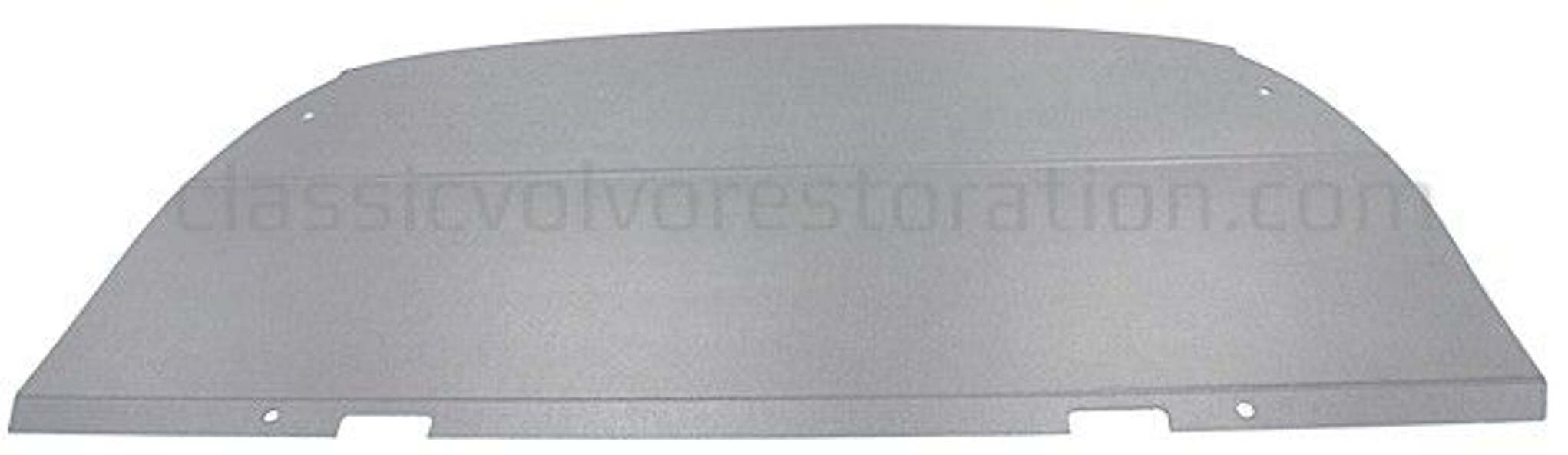 Hoedenplank grijs met gat