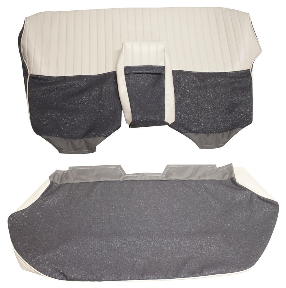 Achterbankbekleding voor Volvo Amazon 4d 1959-60 blauw/beige