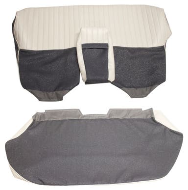 Achterbankbekleding voor Volvo Amazon 4d 1959-60 blauw/beige