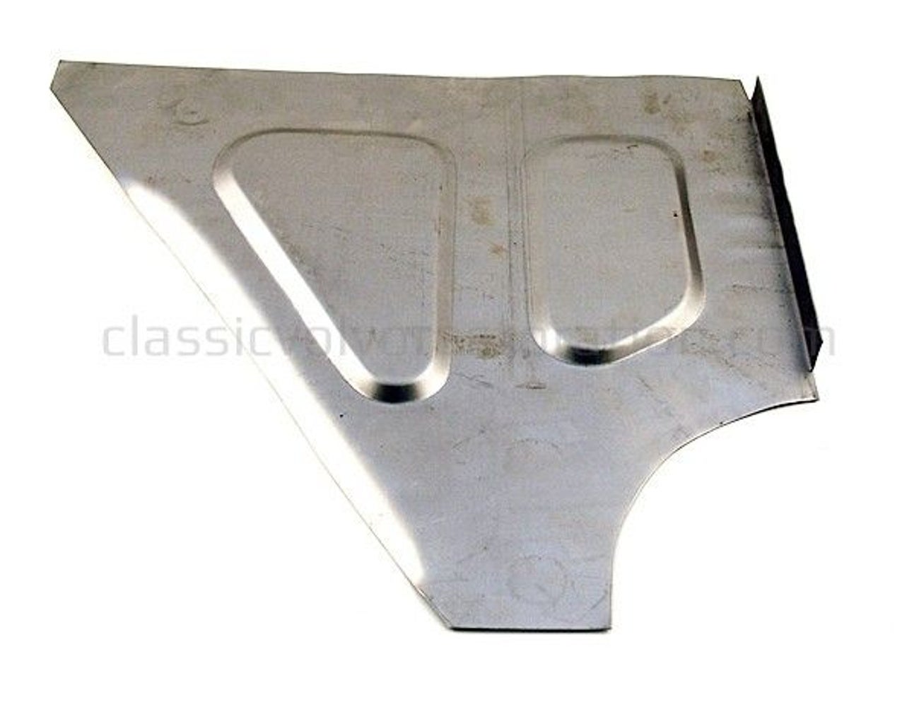 Plaat onder achterbank Links