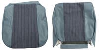 Bekleding voor de voorstoel van een Volvo Amazon 4d uit 1961, blauw. — bild 1 av 2