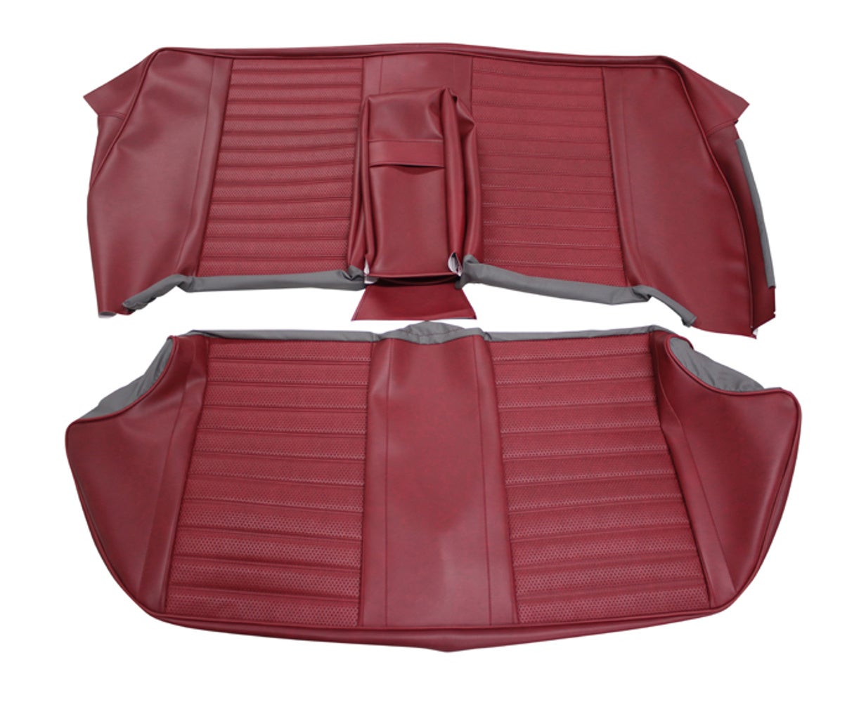 Bekleding achterbank voor Volvo Amazon 4d 1967-68 rood