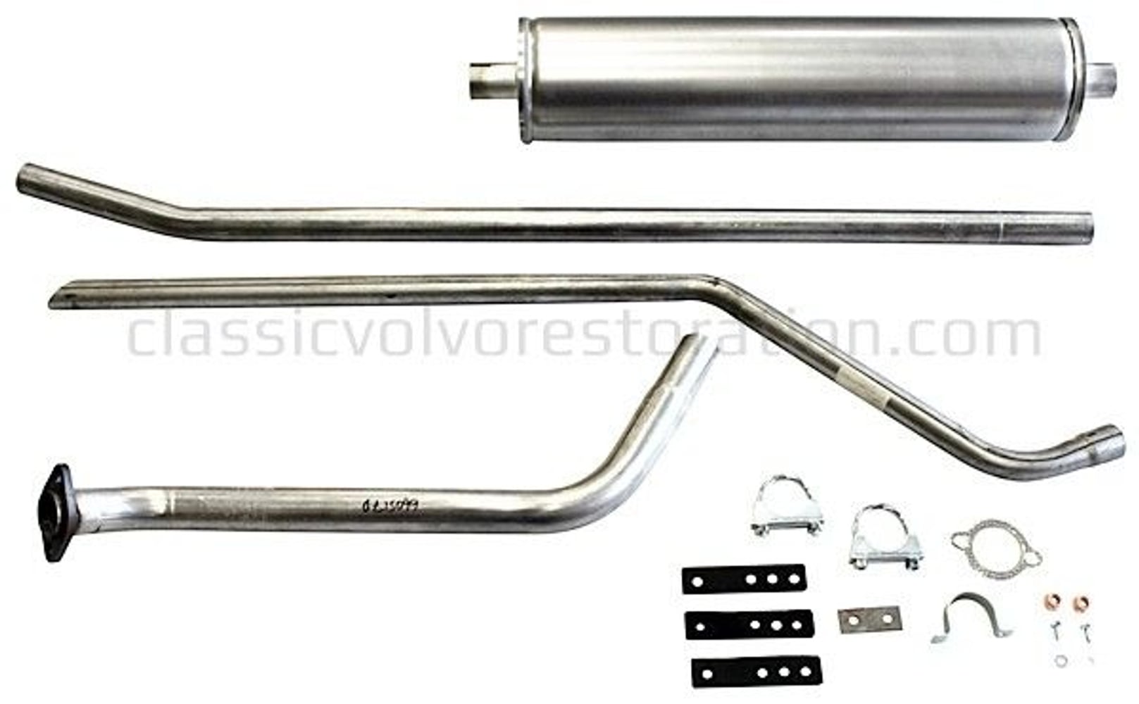 Uitlaatsysteem voor Volvo Duett, 1957-61, B16 — bild 2 av 2