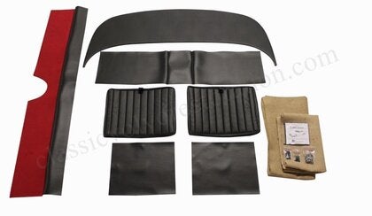 Volvo 1800 Achterbank kit 1963 zwart