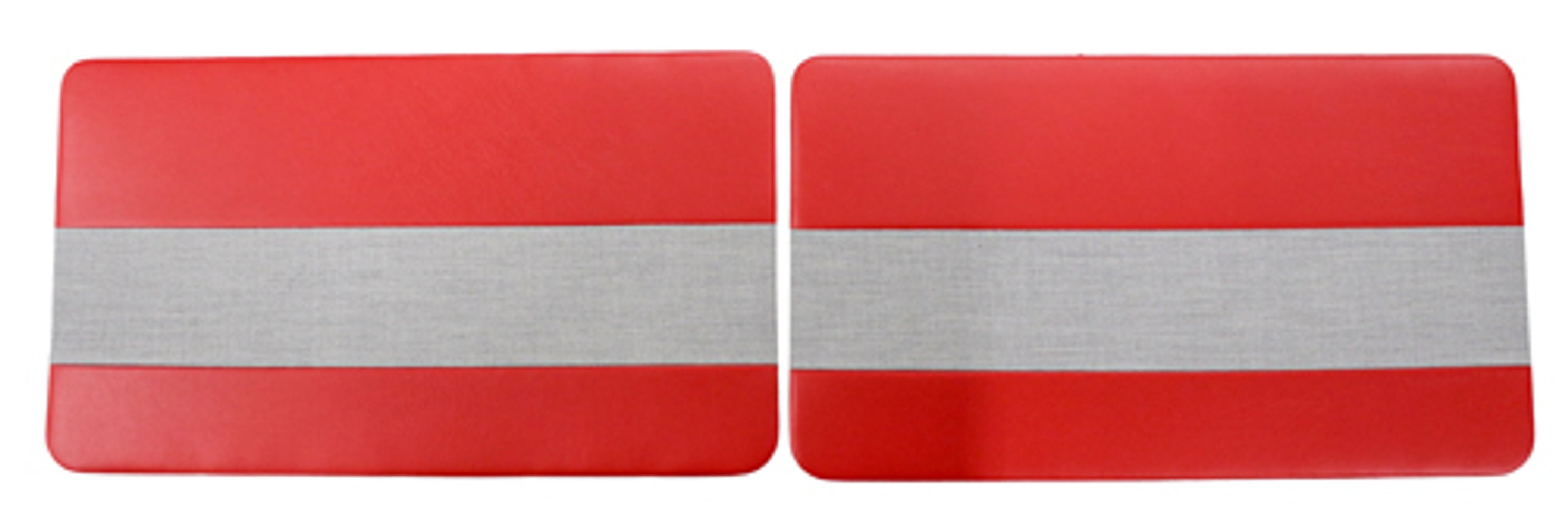 Deurpanelen voor Volvo PV544A 1958-60, favoriete kleur rood/grijs.