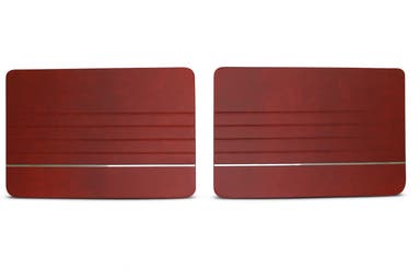 Deurpaneel voor Volvo PV544 1965-66, rood, links