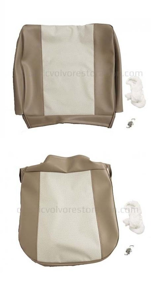 Bekleding voor de voorstoel van een Volvo PV544, Duett 1961-63 (VS nougat).
