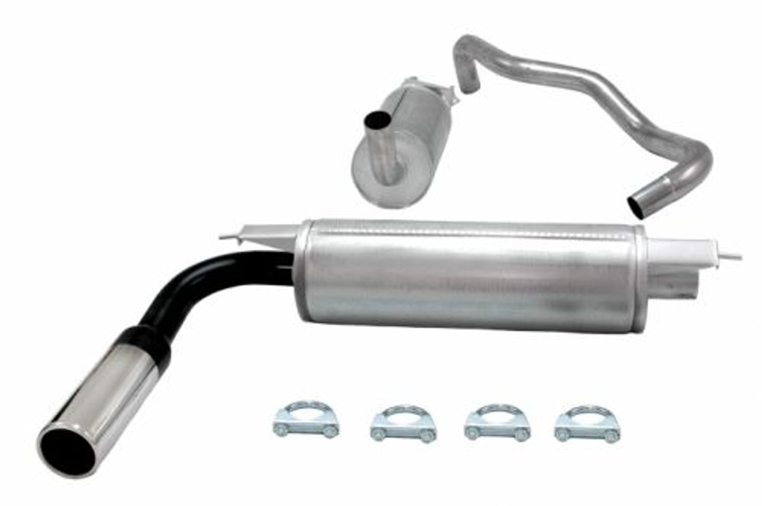 Uitlaatsysteem voor Volvo 240, 1985-, 2" sportuitlaat na katalysator