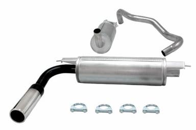 Uitlaatsysteem voor Volvo 240, 1985-, 2" sportuitlaat na katalysator