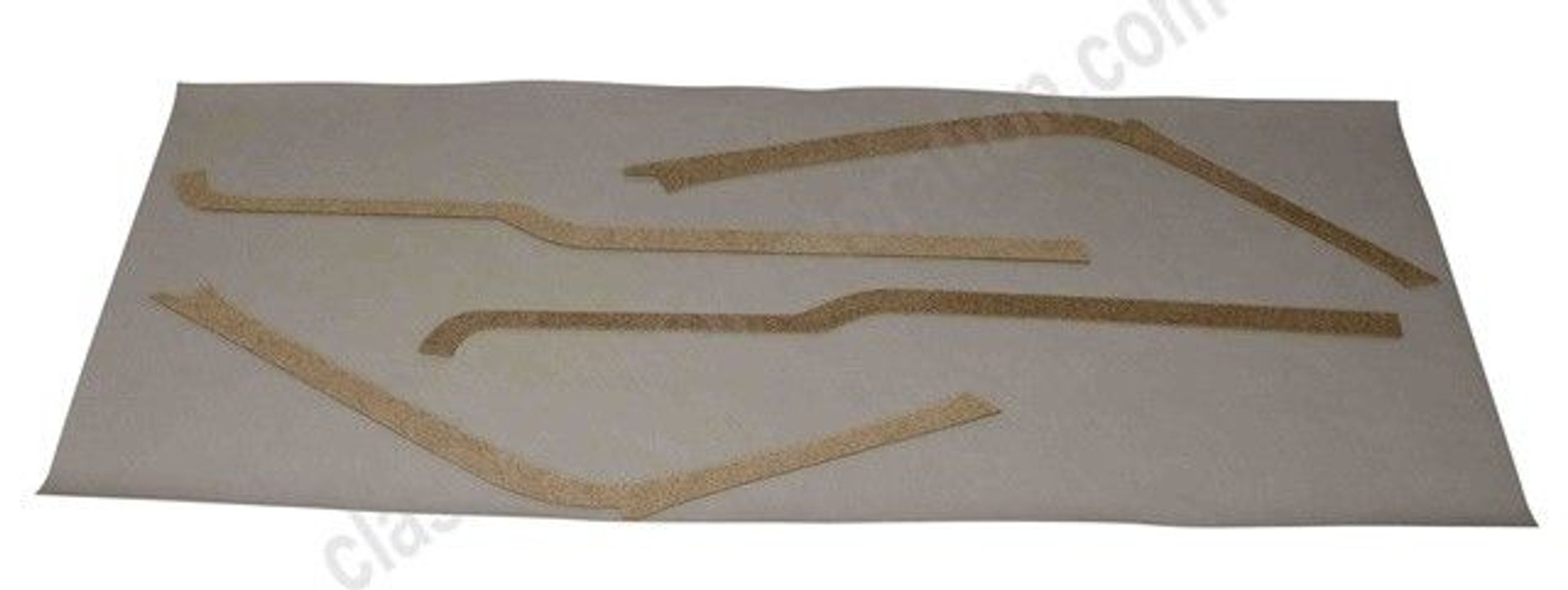 Paneelset B-stijl/boven de deur voor Volvo Duett 1964-66 grijs