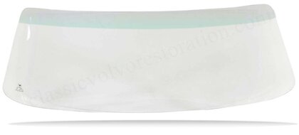 Voorruit Volvo PV/Duett groen blauwe top