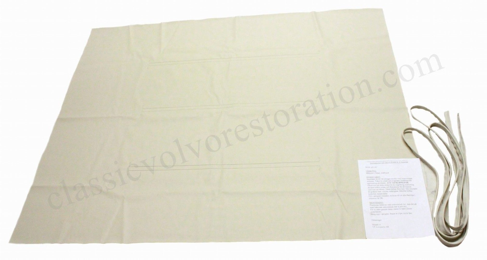 Hemelbekleding voor Volvo 1800S, 1800E 1964-72, ongeperforeerd vinyl