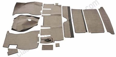 Tapijtset voor Volvo 1800E -71, grijs textiel