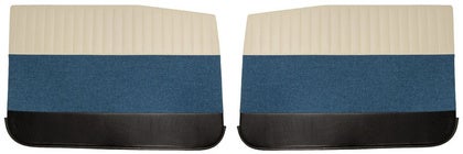 Volvo Amazon deurpaneel 4d 1959-60 beige/turquoise/