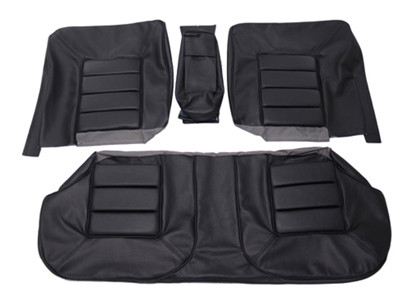Achterbankbekleding voor Volvo 164 1970 zwart ch -22322