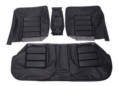 Achterbankbekleding voor Volvo 164 1970 zwart ch -22322