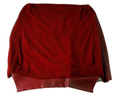Bekleding voor de voorste rugleuning van de Volvo 240, 245, 260, 265 -78 rood