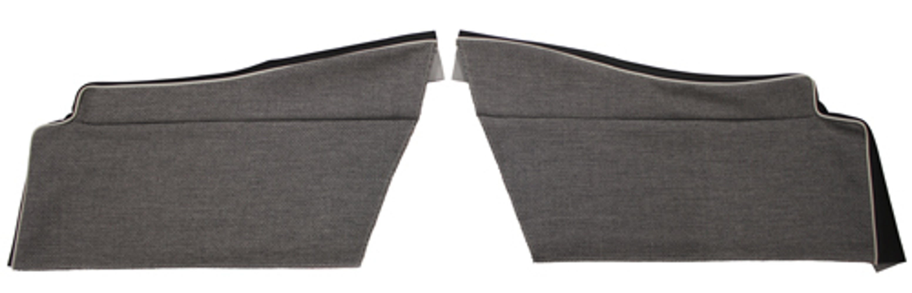 Bekleding achterzijde onderkant voor Volvo PV444 1957 grijs/zwart