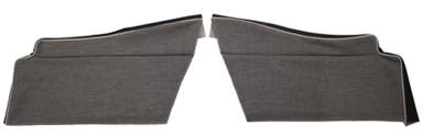 Bekleding achterzijde onderkant voor Volvo PV444 1957 grijs/zwart