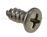 Schroef zonneklep verchroomd