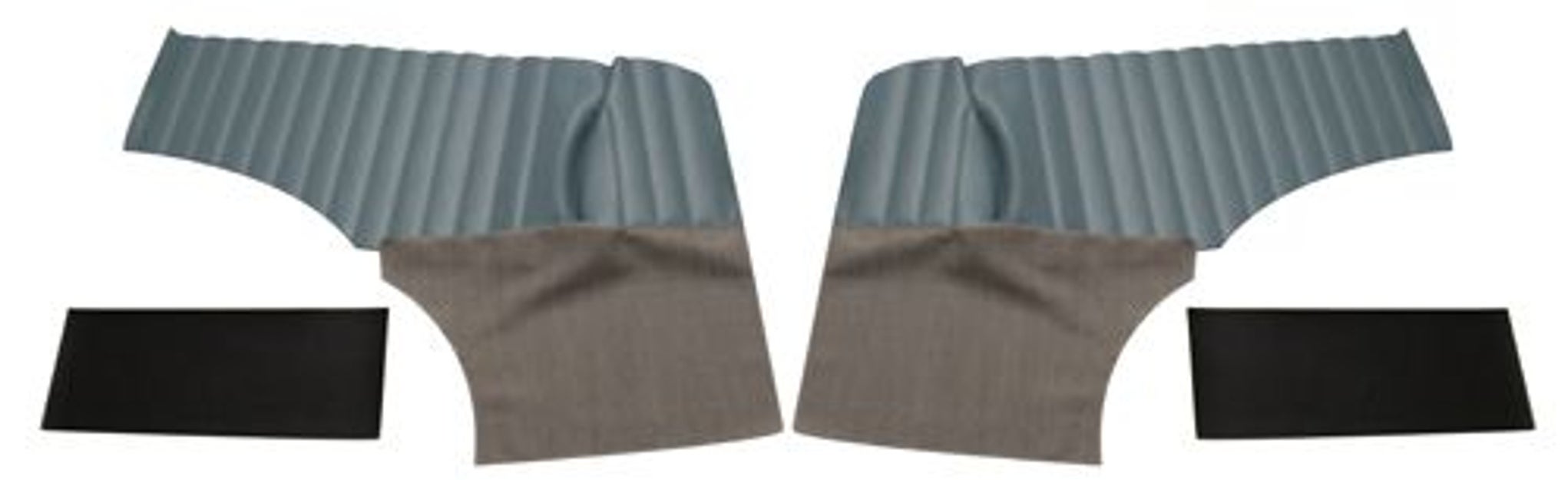 Paneel achterzijde blauw