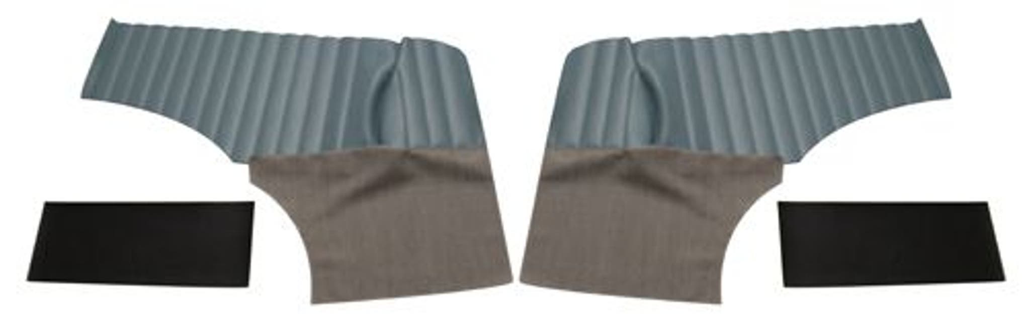 Paneel achterzijde blauw