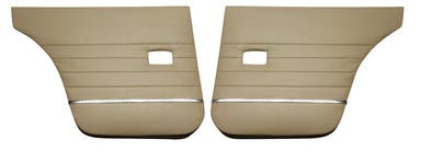 Achterportierpanelen voor Volvo Amazon 4d, Amazon Kombi, 1962-63, nougat