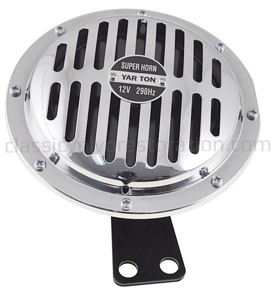 Claxon 12V 150 mm universeel chroom