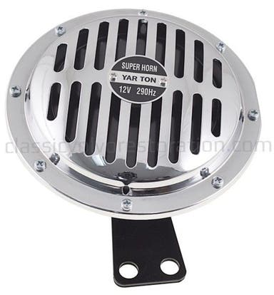 Claxon 12V 150 mm universeel chroom