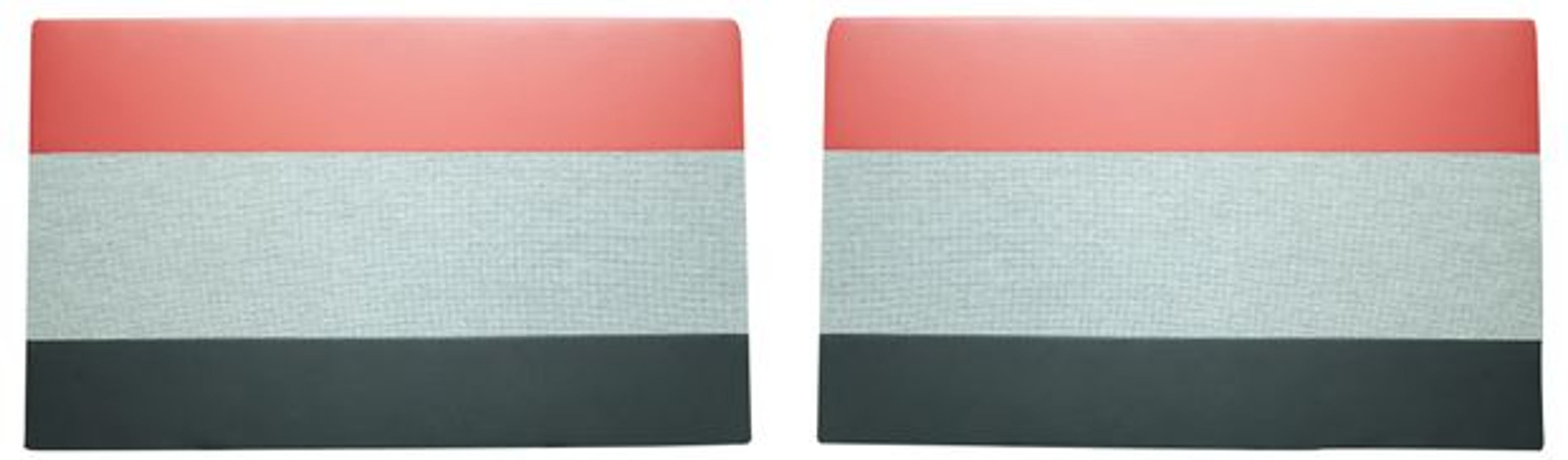 Deurpanelen voor Volvo Duett, 1958-1960, rood/zwart