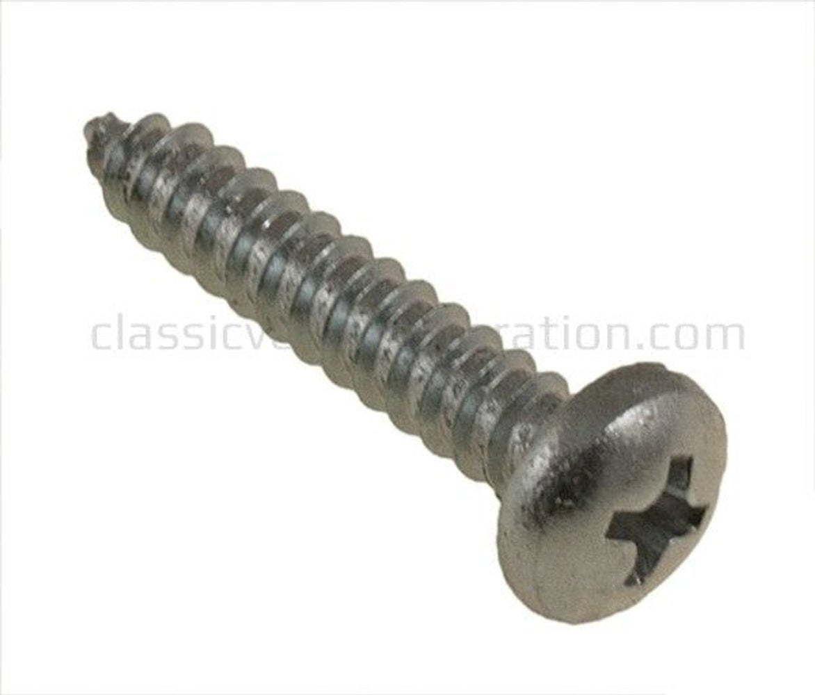 Schroef kruis ronde kop puntig