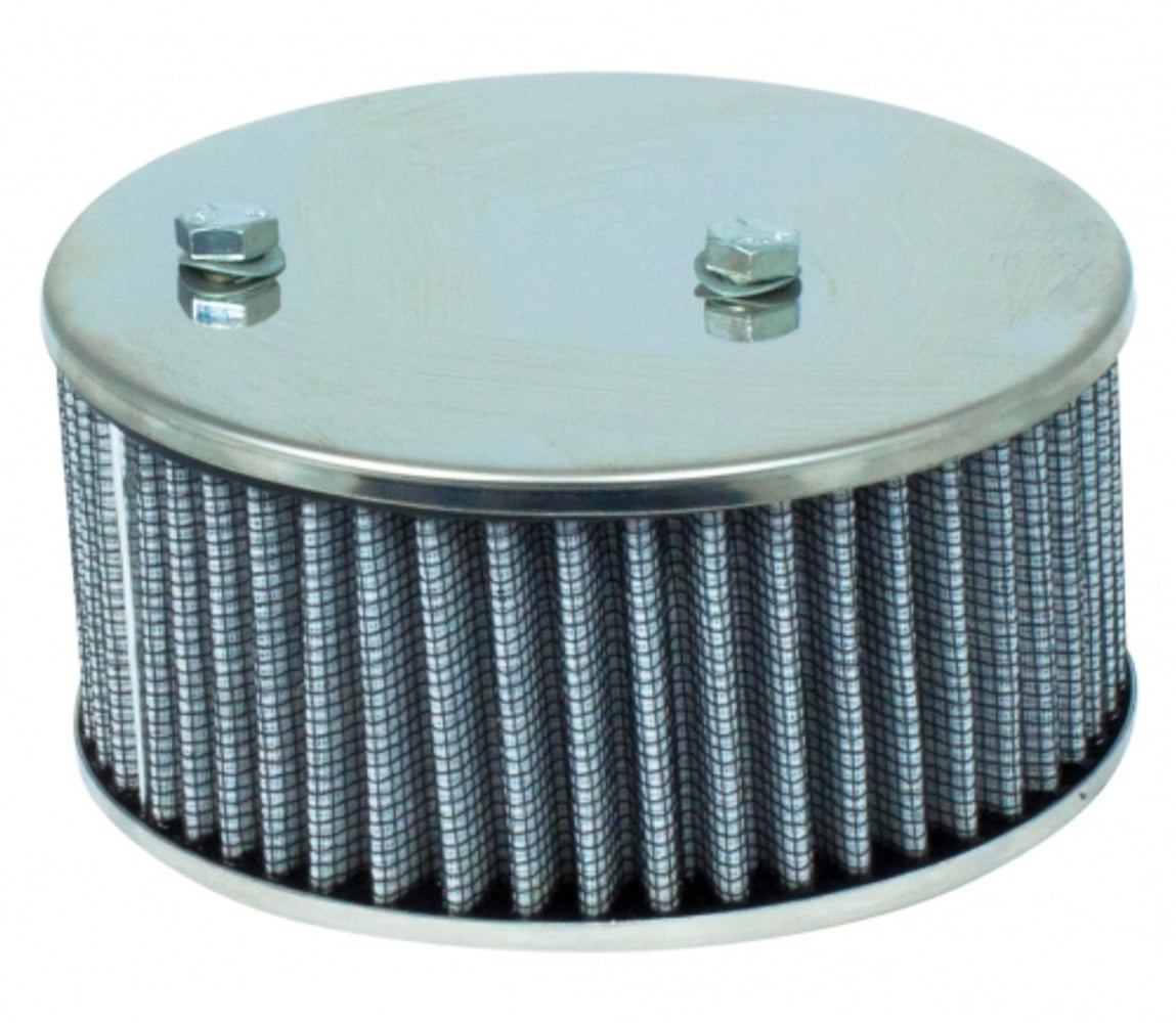 Luchtfilter Stromberg CD175 met ventilatie, hoogwaardig roestvrij staal, voor Volvo B18, B20