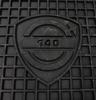 Mattenset Accessoires voor Volvo 140 1973-74, zwart rubber — bild 2 av 2