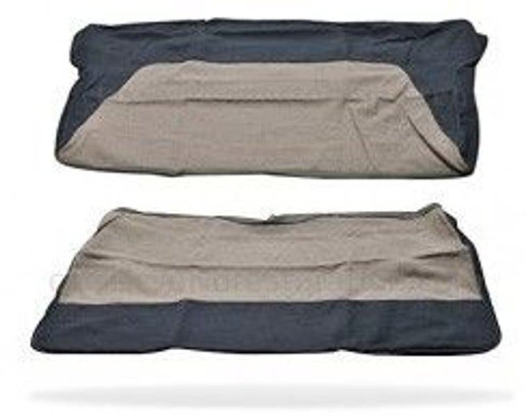 Achterbankhoes Volvo PV 444LS 1957 blauw/grijs