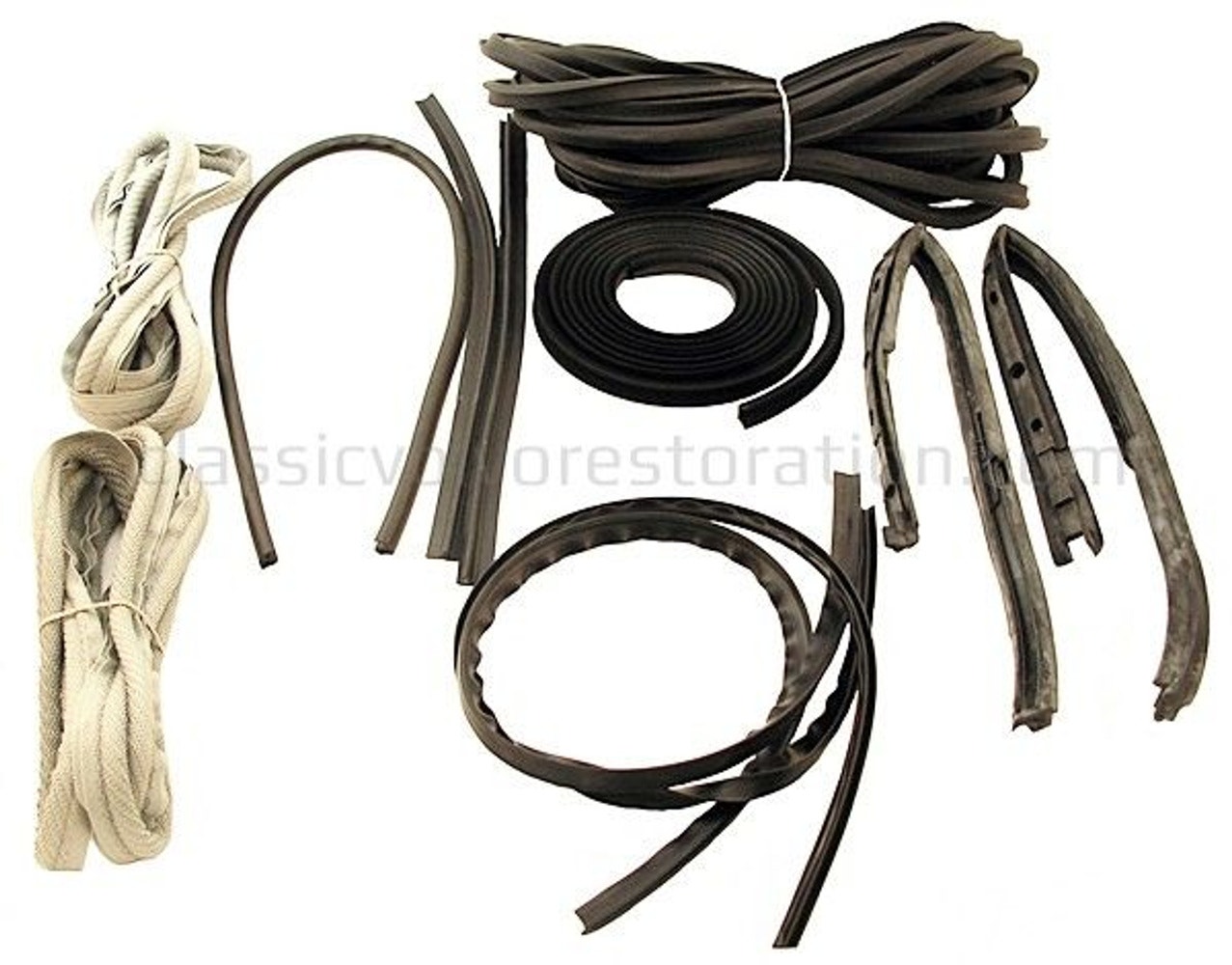 Rubberstrip en montageset