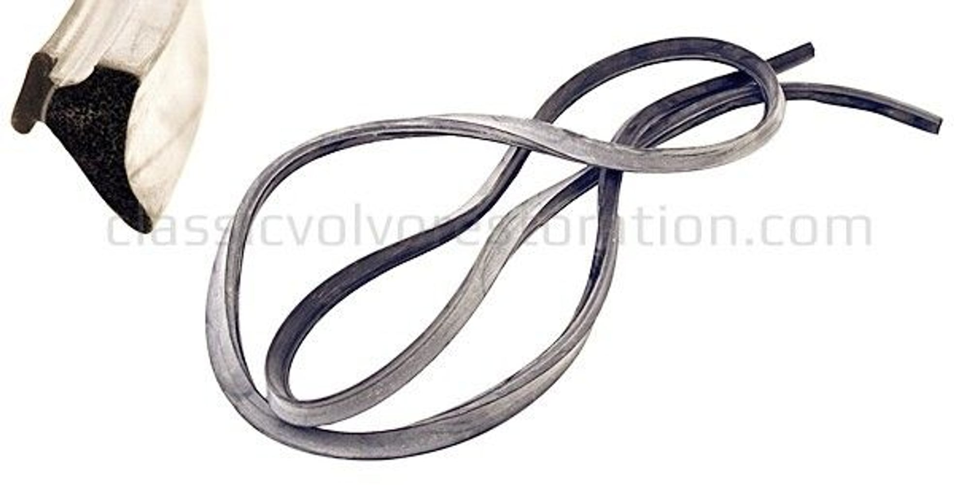 Rubberen lijst deur L/R