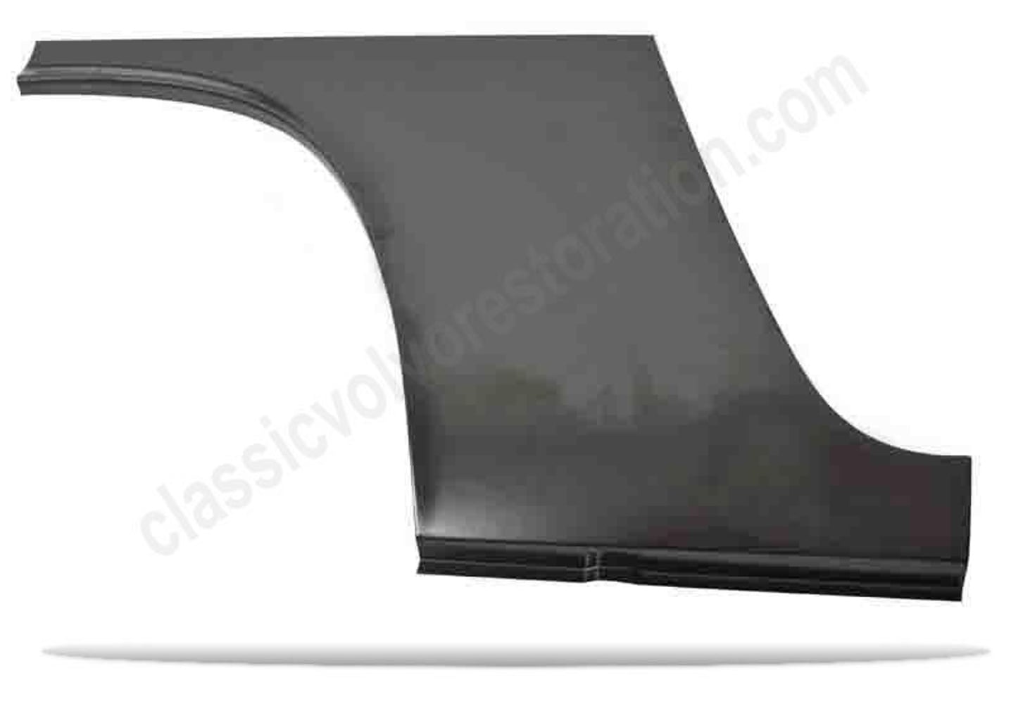 Plaat achterscherm deur rechts