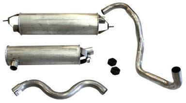 Uitlaatsysteemset (halve kit) voor Volvo 240, 260 1975-93, zonder turbo