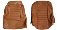 Bekleding voor de voorstoelen van een Volvo 1800S uit 1964-1969, bruin. — bild 2 av 2