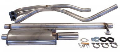 Uitlaatsysteem 2" roestvrij staal voor Volvo Amazon Kombi 1962-66