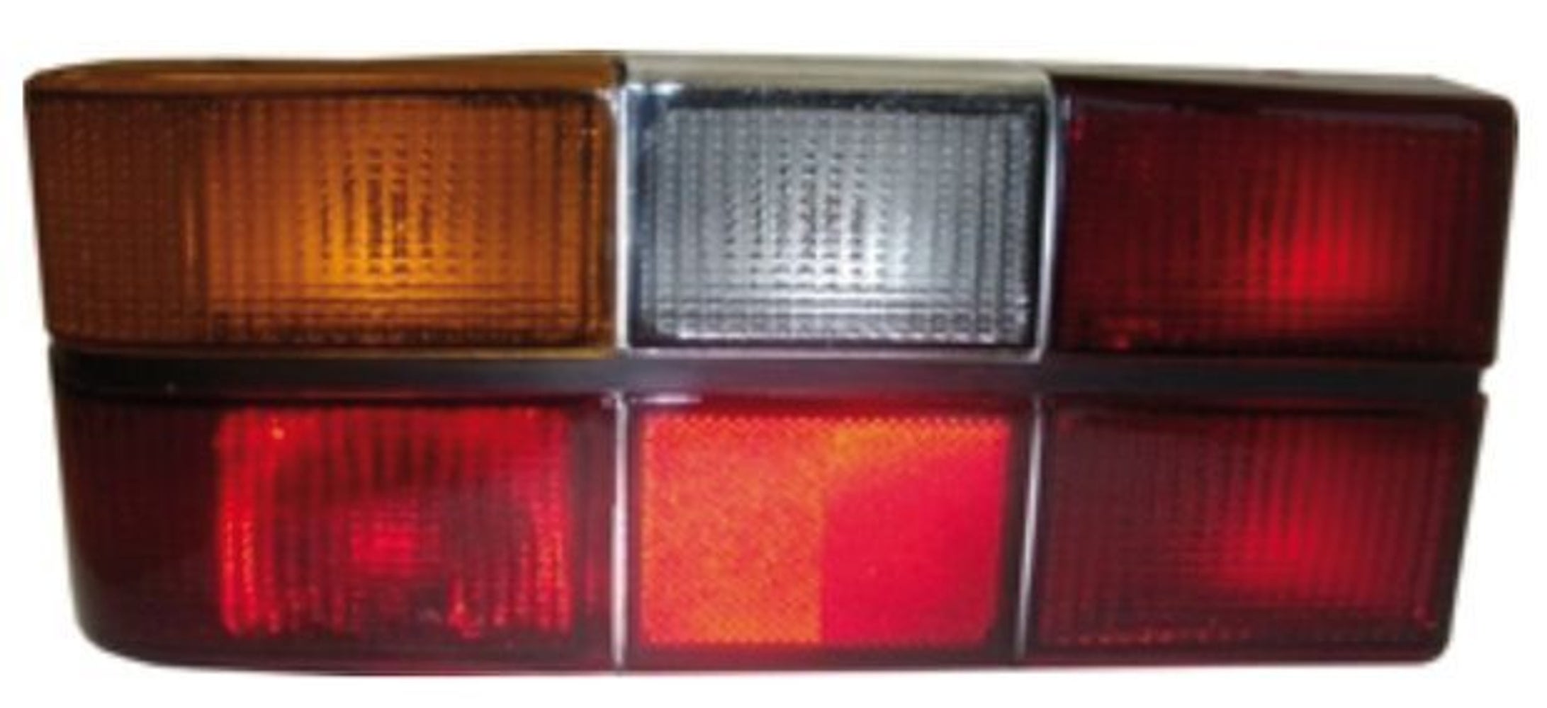 Achterlicht voor Volvo 240, 1985-1993, VS, zwarte strepen, links
