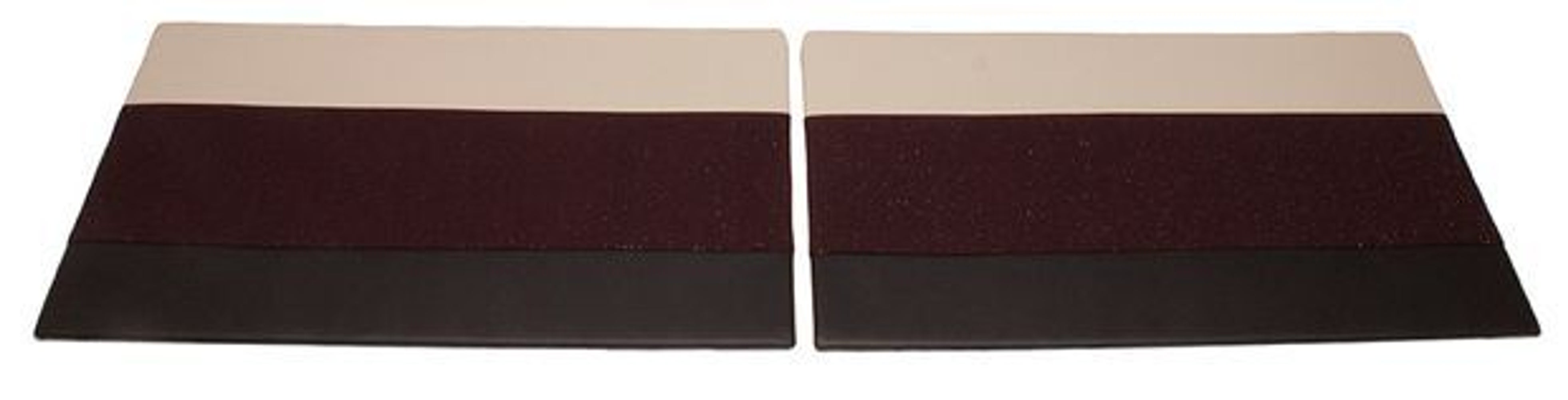 Deurpanelen voor Volvo Duett, 1958-1960, zwart/beige/rood