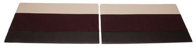 Deurpanelen voor Volvo Duett, 1958-1960, zwart/beige/rood