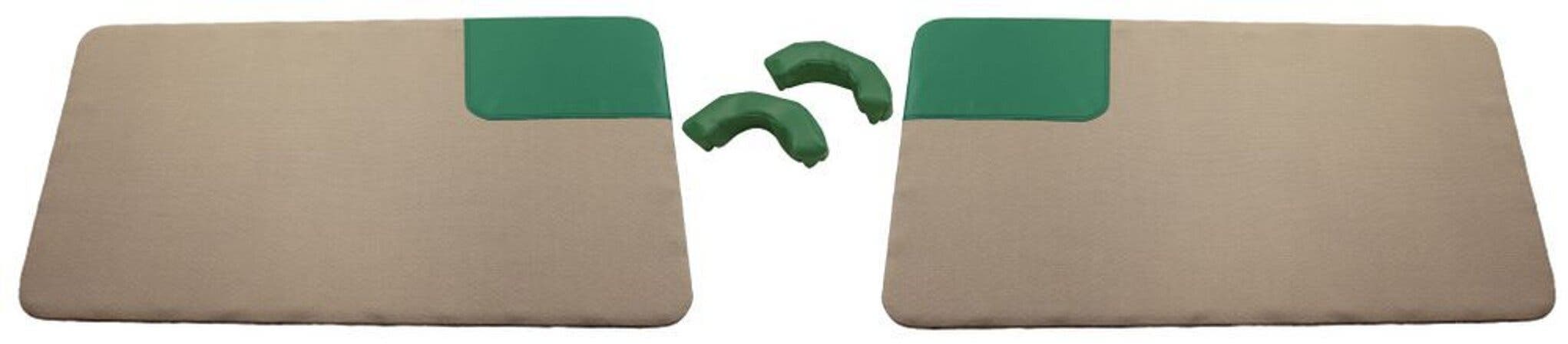 Deurpaneel geel/groen