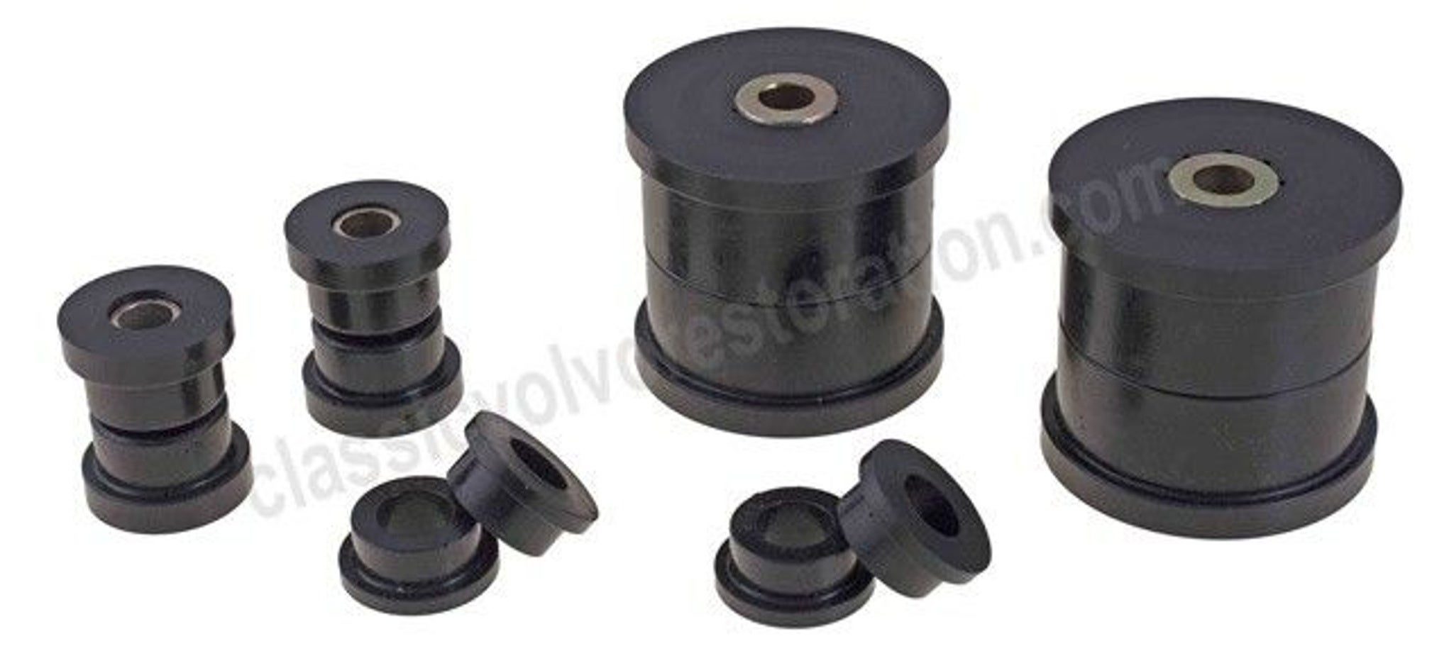 Bussingsset achter polyurethaan